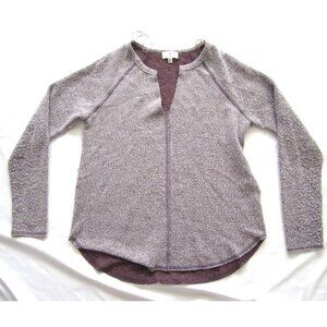 Women's Socialite V-Neck Fuzzy Long Sleeve Sweater Size M (WS12)